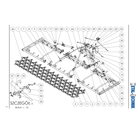 Katalog części zamiennych Włóka łąkowa ciężka 6000-4